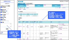 日報参照機能の画面サンプル